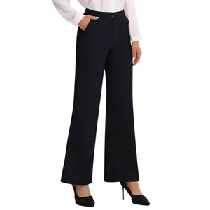 J. Crew All Season 100% Wool Wide Leg Trousers Sz 8 Made In Japan